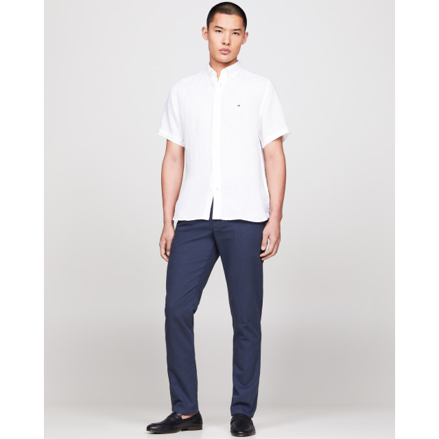 Tommy Hilfiger Menswear casual overhemd met korte mouwen 094679-001-M large