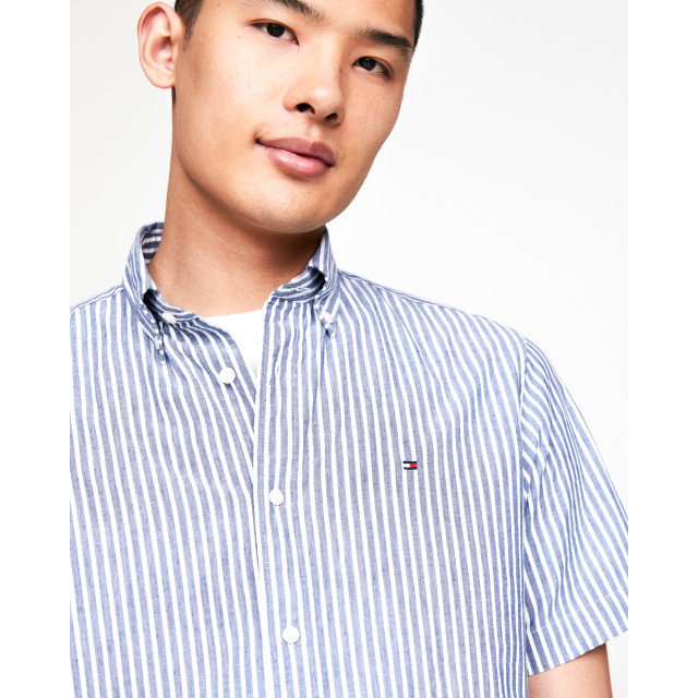 Tommy Hilfiger Menswear casual overhemd met korte mouwen 094668-001-L large Tommy Hilfiger Menswear casual overhemd met korte mouwen 094668-001-L large