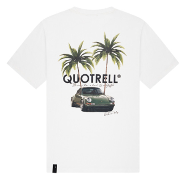 Quotrell | engine t-shirt white/black TH99792 large