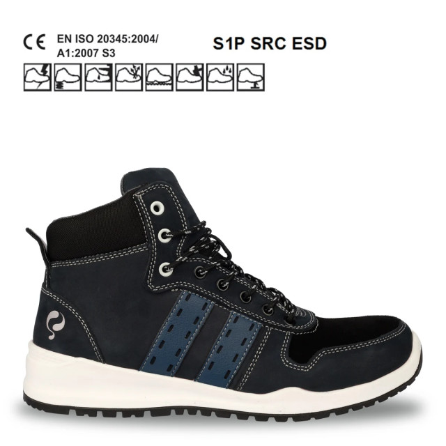 Q1905 Werkschoen sport mid blauw QS0910-41 large
