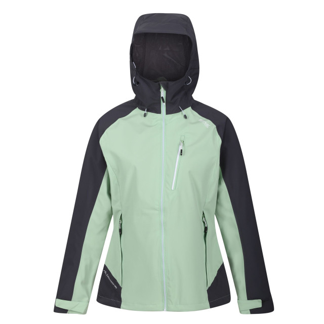 Regatta Dames birchdale waterdichte shell jas UTRG3330_quietgreensealgrey large