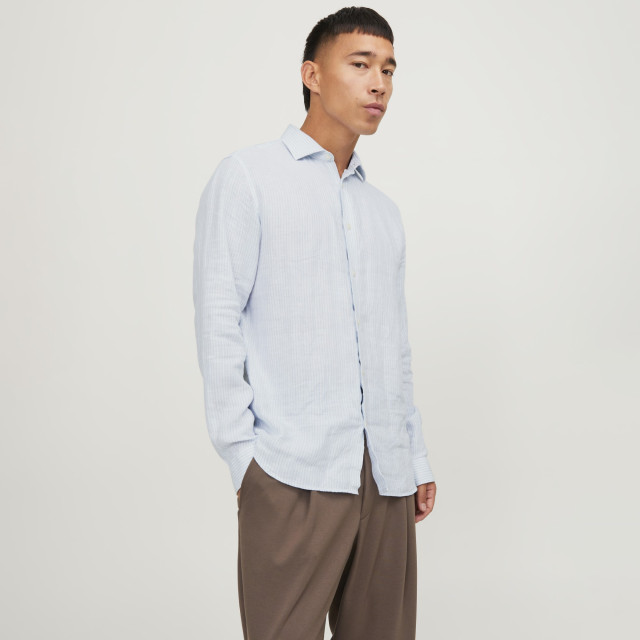 Jack & Jones Parker linen stripe 12251673-SKY-L large