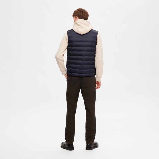 Selected Barry quilted gilet sky captain 16089396-SKY-L large