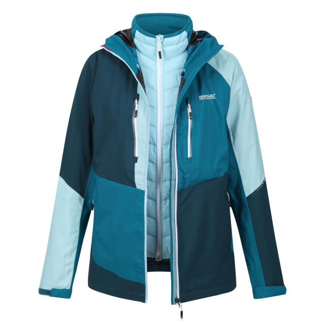 Regatta Dames carletta viii 2 in 1 waterdichte jas UTRG9459_reflectinglakegulfstream large