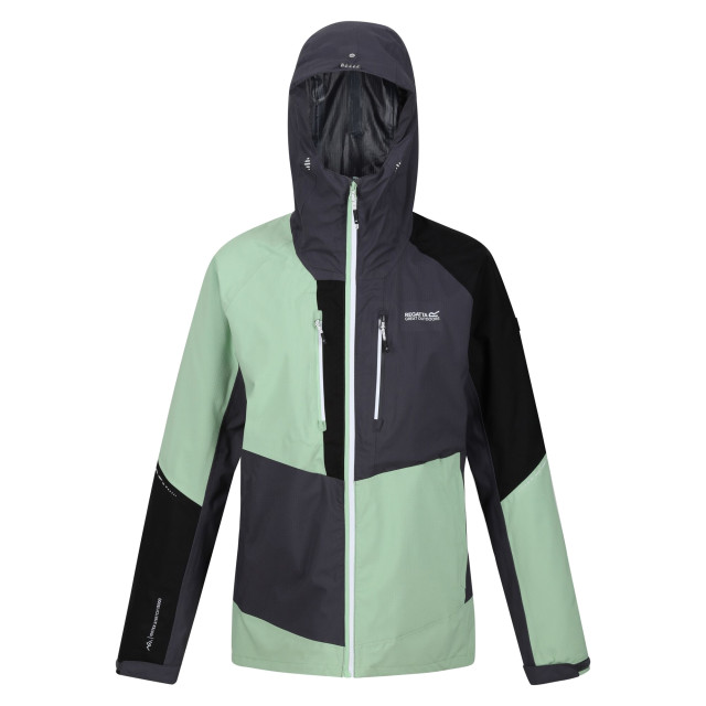 Regatta Dames carletta viii 2 in 1 waterdichte jas UTRG9459_quietgreensealgrey large