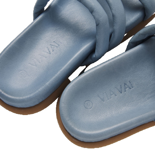 Via Vai 58158-01 Slippers Blauw 58158-01 large