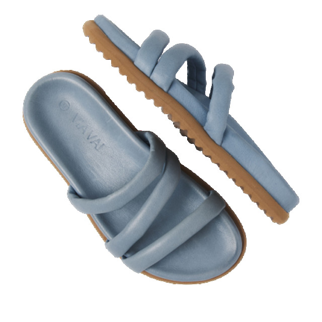 Via Vai 58158-01 Slippers Blauw 58158-01 large