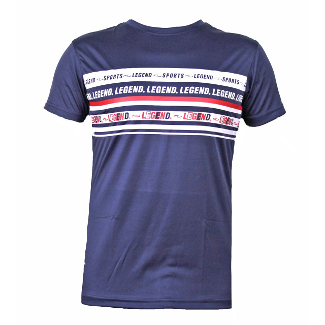 Legend Sports T-shirt quote kids/volwassenen navy polyester/katoen PSW31POLYLEBL2XS large