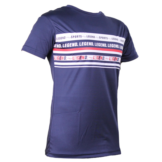 Legend Sports T-shirt quote kids/volwassenen navy polyester/katoen PSW31POLYLEBL2XS large