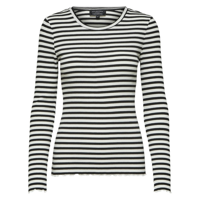 Selected Femme Top lange mouw 16078946 slfanna Selected Femme Top lange mouw 16078946 SLFANNA large