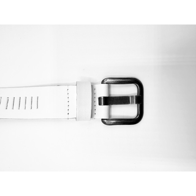 ARIESZZZ riem heren riem dames leder - Arieszzz Witte Leren Riem | Stijlvol & Unisex large