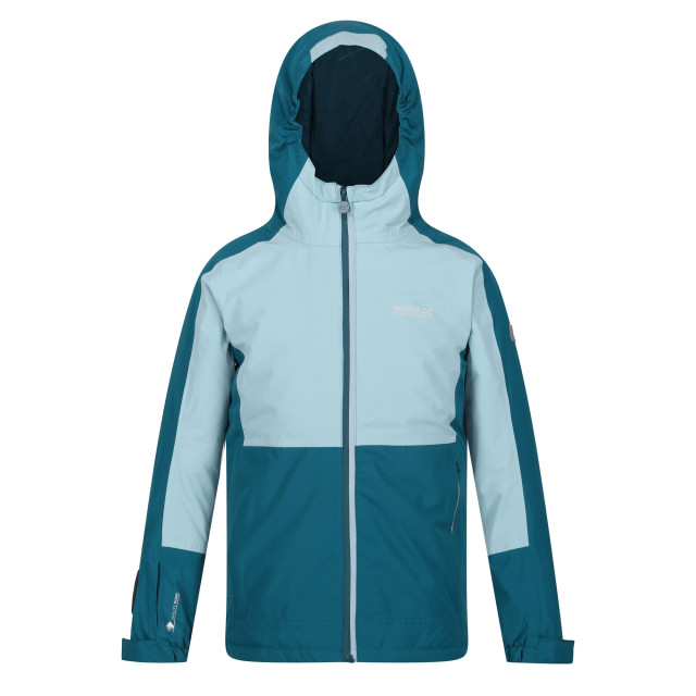 Regatta Kinderen/kinderen beamz iii waterdichte jas UTRG9185_gulfstreamseahaze large