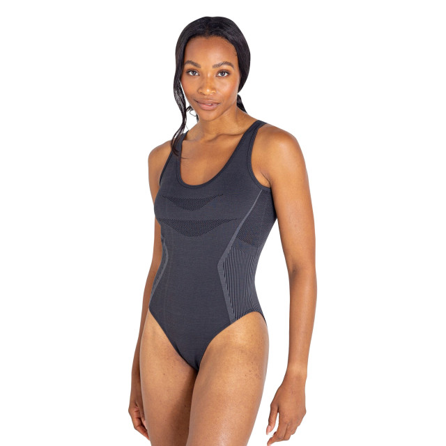 Dare2b Dames don´t sweat it gerecycleerd eendelig zwempak UTRG6924_black large