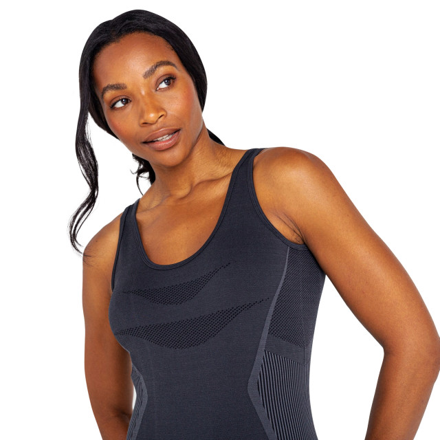Dare2b Dames don´t sweat it gerecycleerd eendelig zwempak UTRG6924_black large