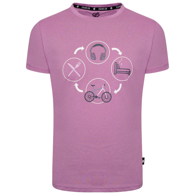 Dare2b Rechtmatig t-shirt voor kinderen UTRG10483_dustylavender large Dare2b Rechtmatig t-shirt voor kinderen UTRG10483_dustylavender large