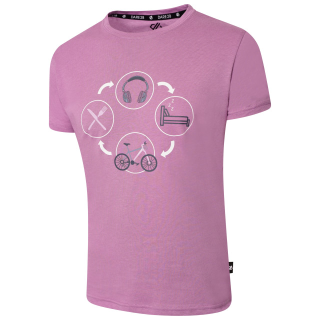 Dare2b Rechtmatig t-shirt voor kinderen UTRG10483_dustylavender large Dare2b Rechtmatig t-shirt voor kinderen UTRG10483_dustylavender large