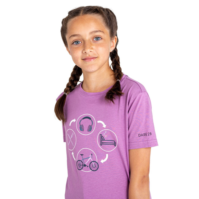 Dare2b Rechtmatig t-shirt voor kinderen UTRG10483_dustylavender large Dare2b Rechtmatig t-shirt voor kinderen UTRG10483_dustylavender large