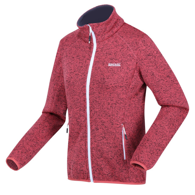 Regatta Dames newhill marl full zip fleecejack UTRG8828_mineralredsealgrey large