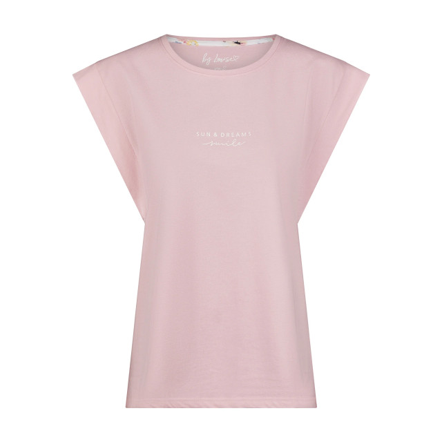 By Louise Dames capri pyjama set roze driekwart BL-389-02 large