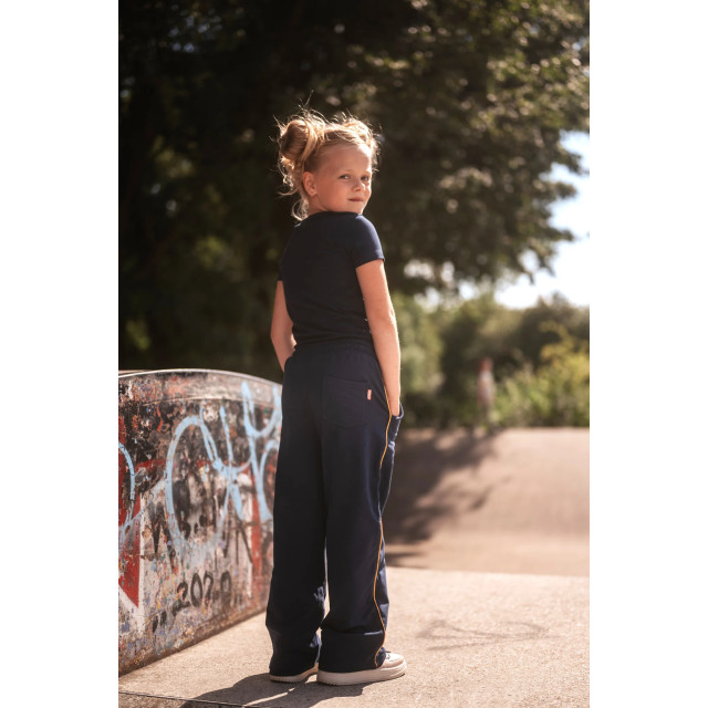 Tygo & Vito Meisjes sweat broek pip navy X402-5602-190 large