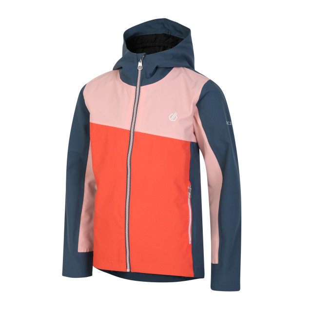 Dare2b Waterdichte jas voor kinderen UTRG8703_apricotblushneonpeachoriongrey large Dare2b Waterdichte jas voor kinderen UTRG8703_apricotblushneonpeachoriongrey large