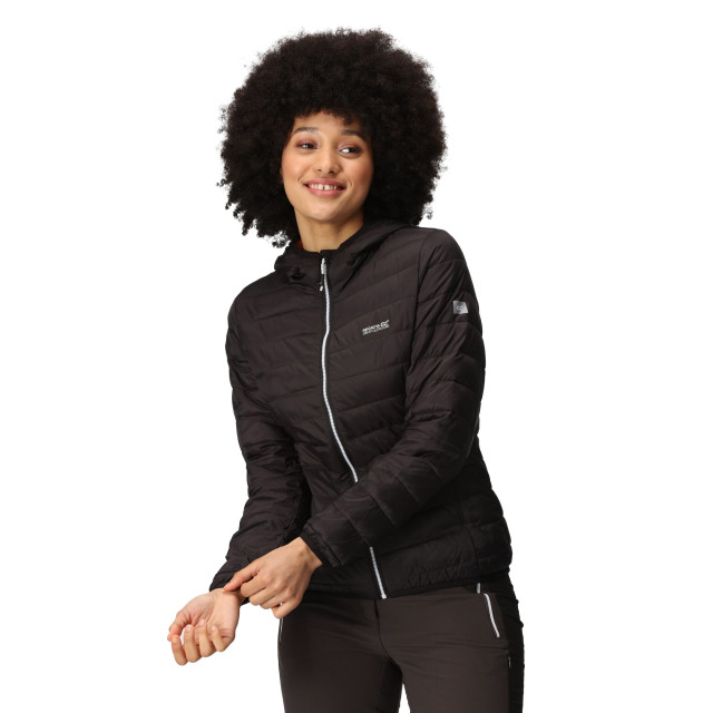 Regatta Dames hillpack puffer jacket UTRG8448_blackapricotcrush large