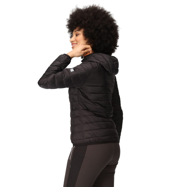 Regatta Dames hillpack puffer jacket UTRG8448_blackapricotcrush large