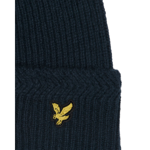 Lyle and Scott racked ribbed beanie - 057758_240-ONE large