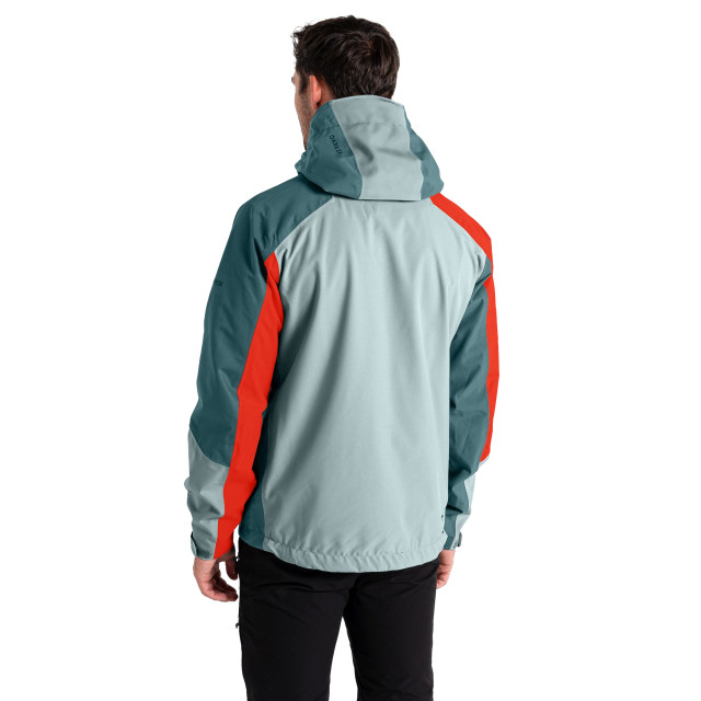 Dare2b Heren arising waterdichte jas UTRG8731_trailblazeorangeslatemediterraneangreen large