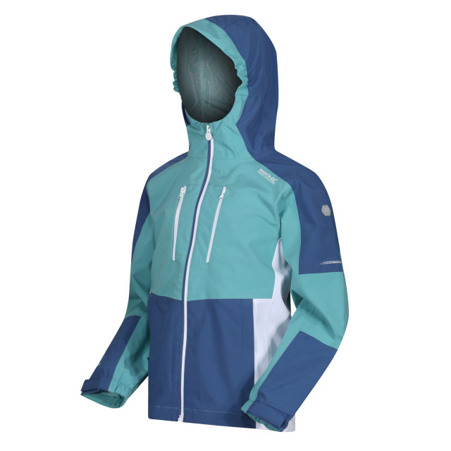 Regatta Kinder/kinder highton iv waterdichte jas UTRG9638_bristolbluedustydenim large