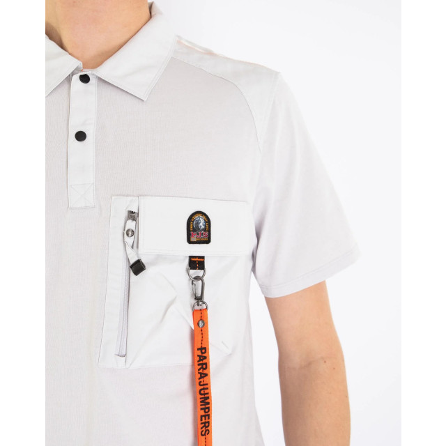 Parajumpers Heren rescue polo wit 24SM-PMPORE10-309 large