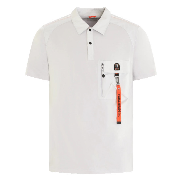 Parajumpers Heren rescue polo wit 24SM-PMPORE10-309 large
