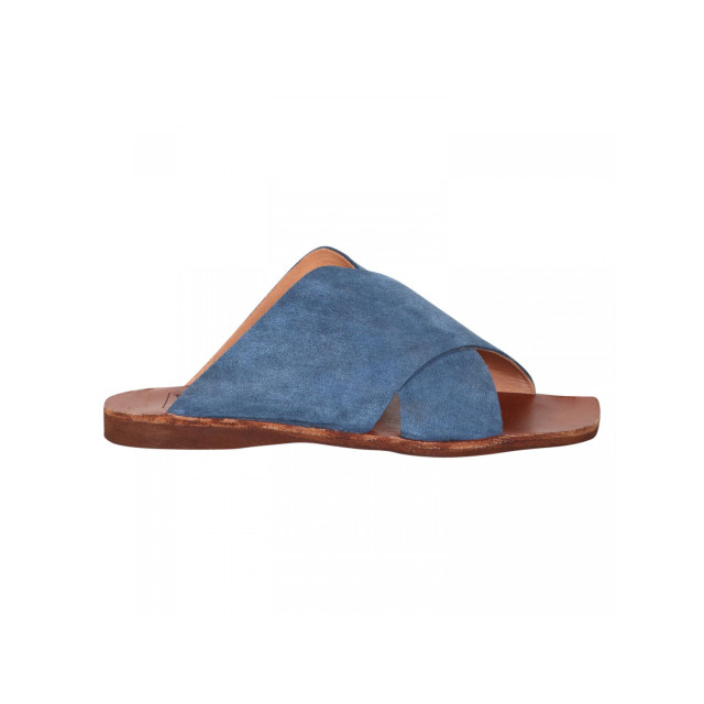 Walk in the Park D091 slipper blauw suede (jeans) D091 slipper suede B050/Jeans large