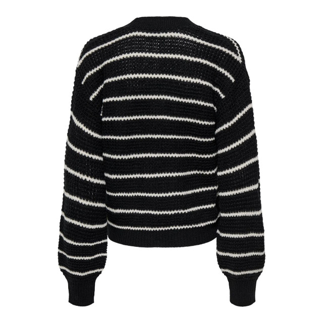 Jacqueline de Yong Ellen l/s v-neck stripe cardigan 15328338 large