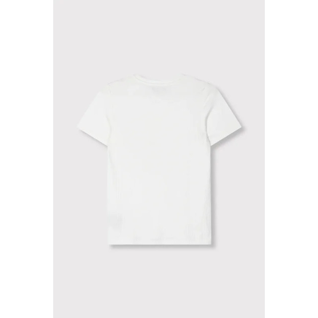 Alix The Label Fitted rib t-shirt white - Fitted rib t-shirt white - Alix The Label large