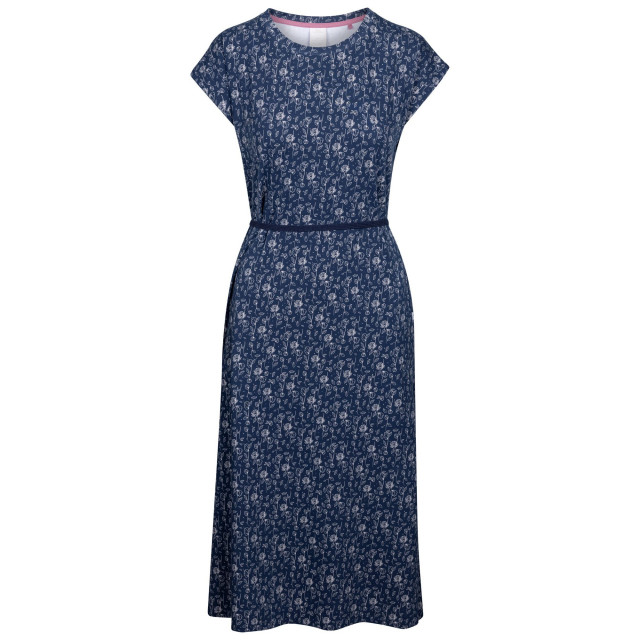 Trespass Dames portia bloem casual jurk UTTP6292_navy large