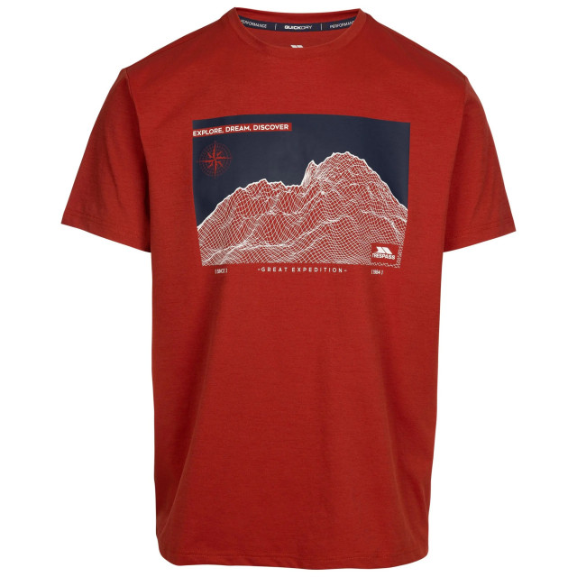 Trespass Heren sirgis berg tp75 t-shirt UTTP6560_salsa large