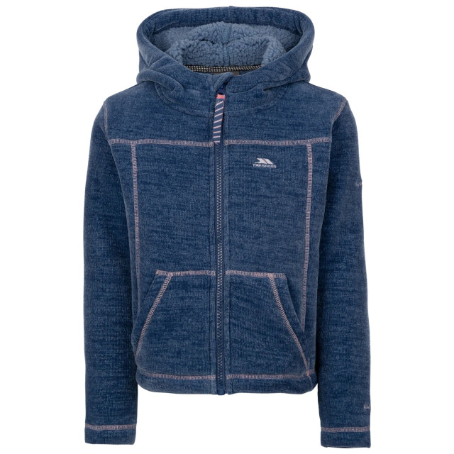 Trespass Meisjes cossie fleece jas UTTP6569_denimblue large
