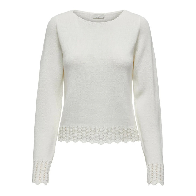 Jacqueline de Yong Grace l/s boatneck struc pullover knt 15330546 large
