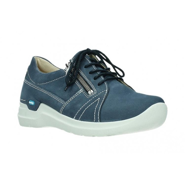 Wolky 00660911 Feltwell Antique nubuck Veterschoenen Blauw 00660911 Feltwell Antique nubuck large