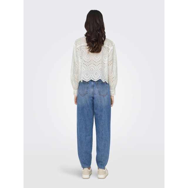 Only Onlvalais ls shirt wvn noos off-white 4309.02.0137 large