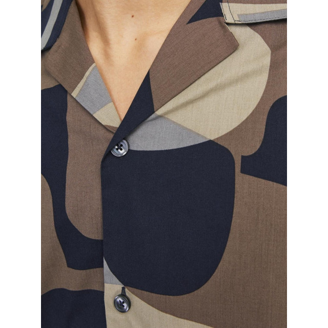 Jack & Jones Jprblacarnaby print resort shirt s dessin 5319.79.0010 large