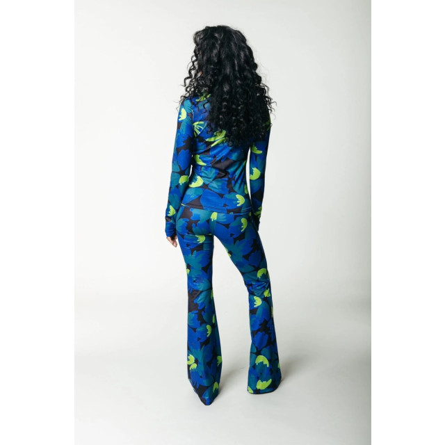 Colourful Rebel Moved flower peached extra flare pants dessin 4109.39.0065 large Colourful Rebel Moved flower peached extra flare pants dessin 4109.39.0065 large