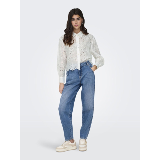 Only Onlvalais ls shirt wvn noos off-white 4309.02.0137 large