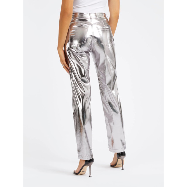 Guess Metalic pants zilverkleurig 4109.97.0006 large