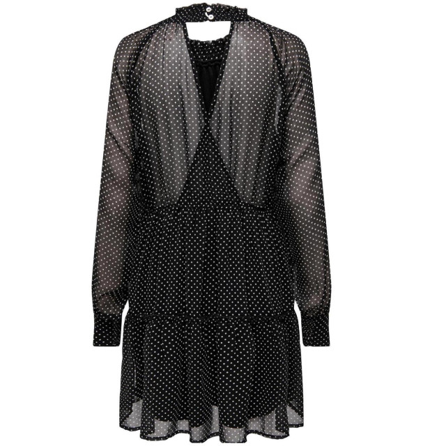 Only Onlisabella ls short highneck dress dessin 4409.89.0334 large