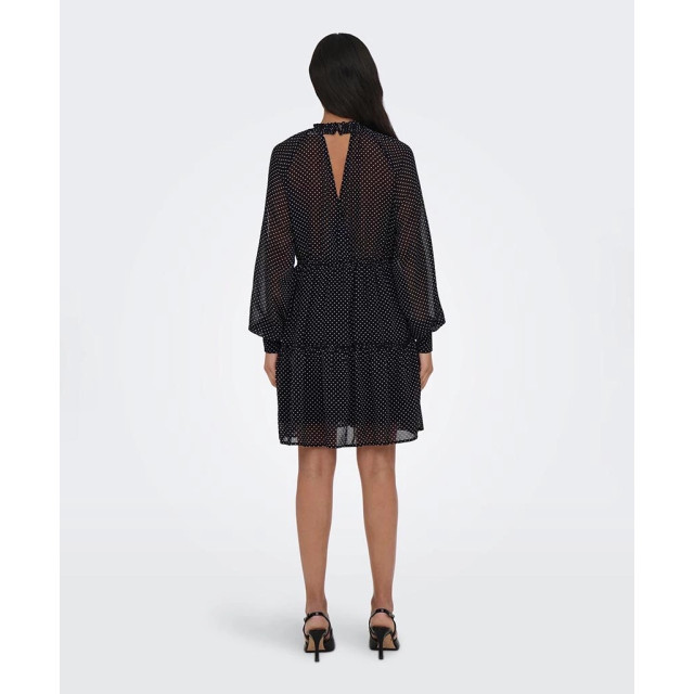 Only Onlisabella ls short highneck dress dessin 4409.89.0334 large