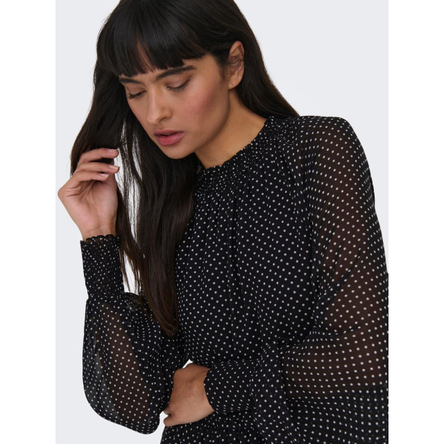 Only Onlisabella ls short highneck dress dessin 4409.89.0334 large