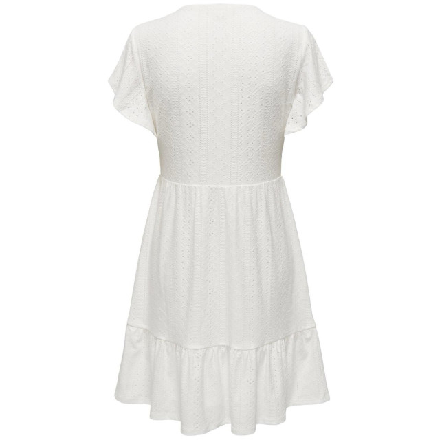 Only Onlsandra ss v-neck dress jrs off-white 4409.02.0044 large