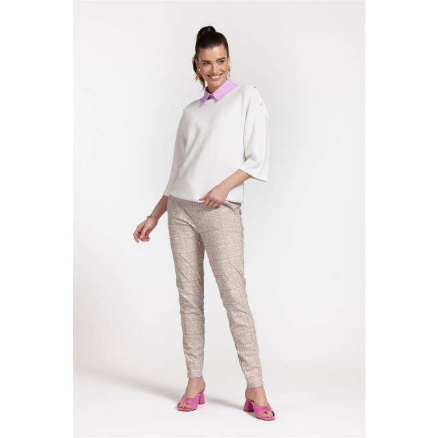 Studio Anneloes Downstairs bonded check trousers dessin 4109.79.0037 large